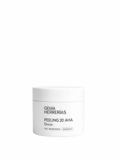 Gema Herrerías gh Peeling 20 AHA Discos Intensivos – peeling químico con ácido láctico glicólico y cítrico para piel resistente
