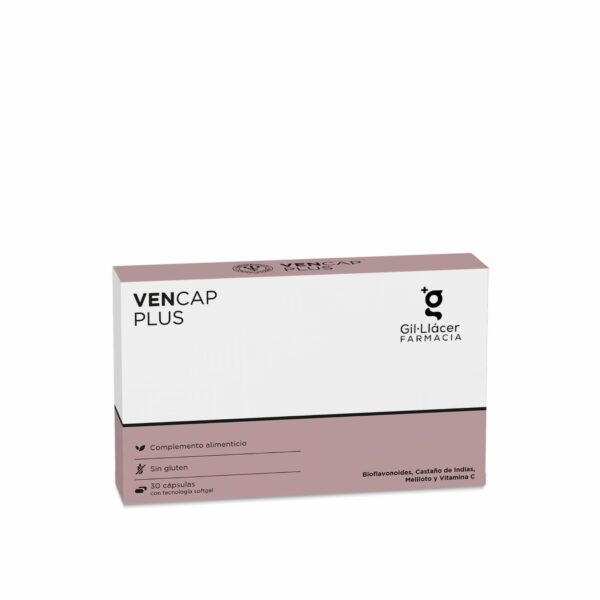 VenCap Plus Gil·Llàcer – microcirculación y apoyo hemorroidal (30 cápsulas)