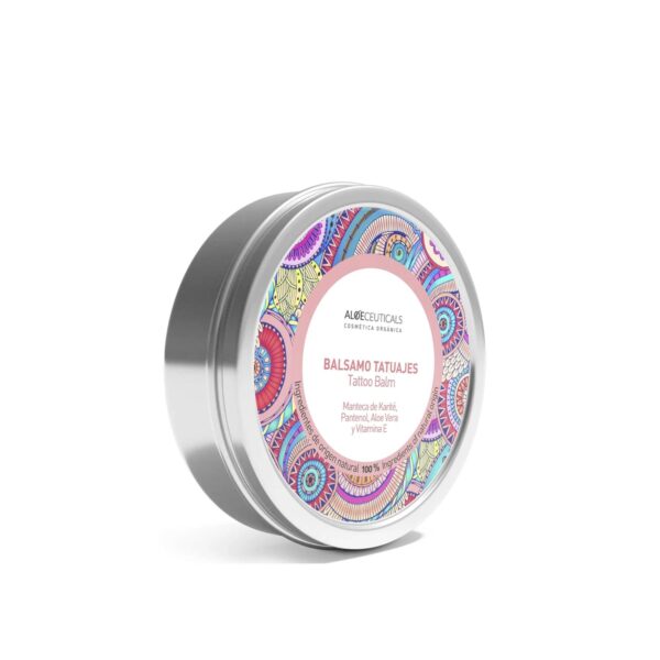 Aloeceuticals Bálsamo para tatuajes (Manteca de Karité + Pantenol + Aloe vera + Vitamina E)