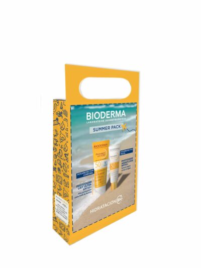 Bioderma Photoderm Summer Pack Facial Aquafluid Insivible 40ml + leche Solar Corporal 100ml