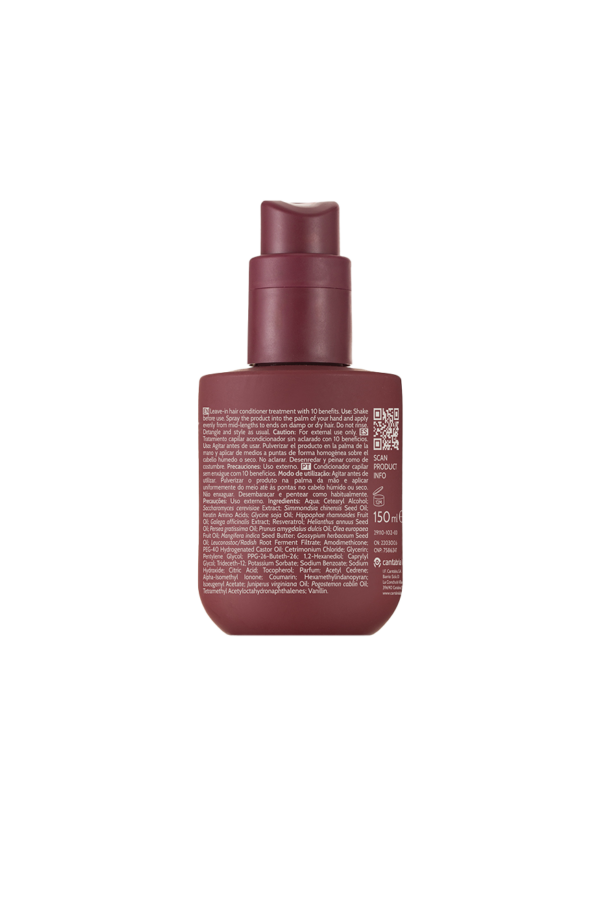 IRALTONE Perfect10 Leave-in acondicionador sin aclarado 150 ml – protector térmico y anti-frizz