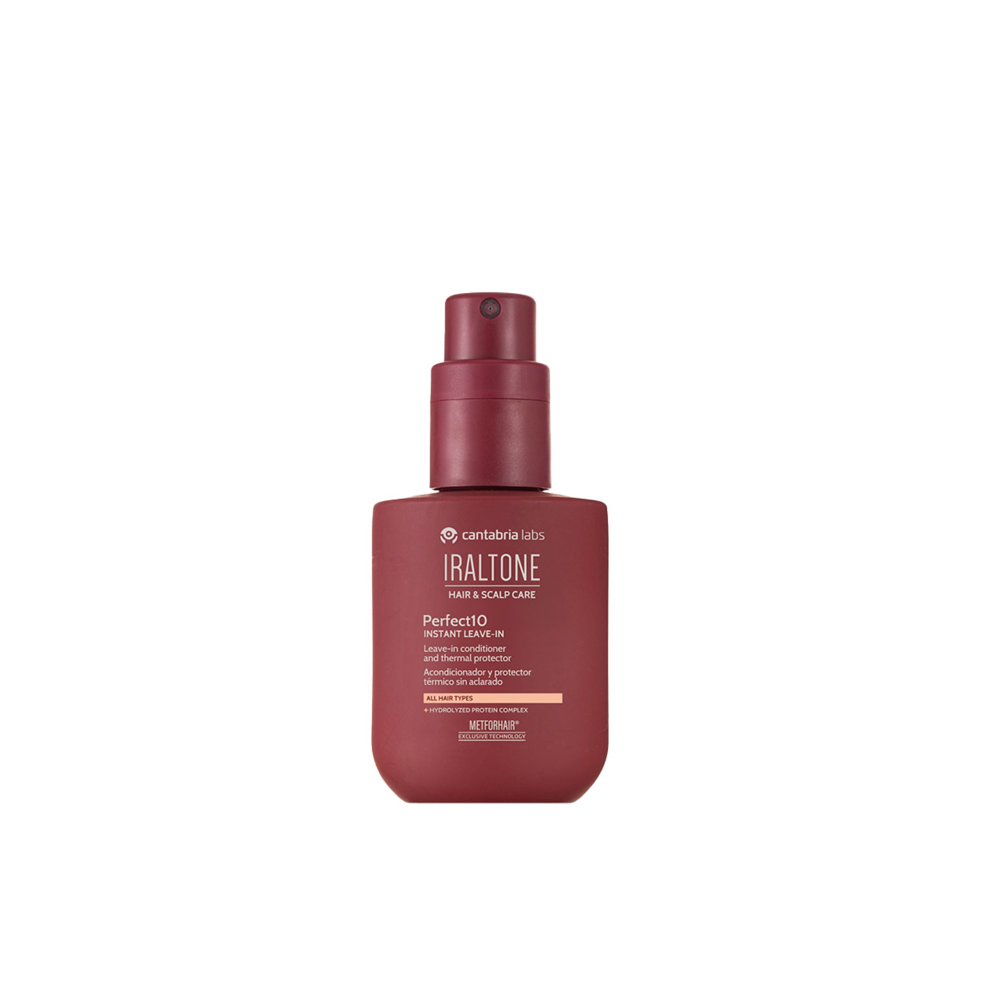 IRALTONE Perfect10 Leave-in acondicionador sin aclarado 150 ml – protector térmico y anti-frizz