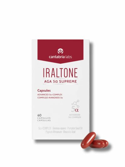 Iraltone AGA 5a Supreme 60 cápsulas – complemento anticaída para pérdida de densidad capilar