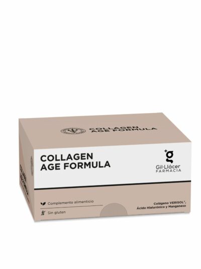 Collagen Age Formula Farmacia Gil Llácer – 20 frascos de 12 ml con colágeno VERISOL® B y ácido hialurónico