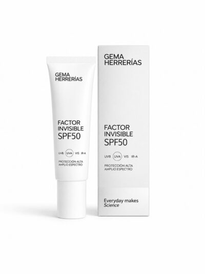 gh Factor Invisible SPF50 Amplio Espectro 45 ml – protector solar gel invisible con acabado mate