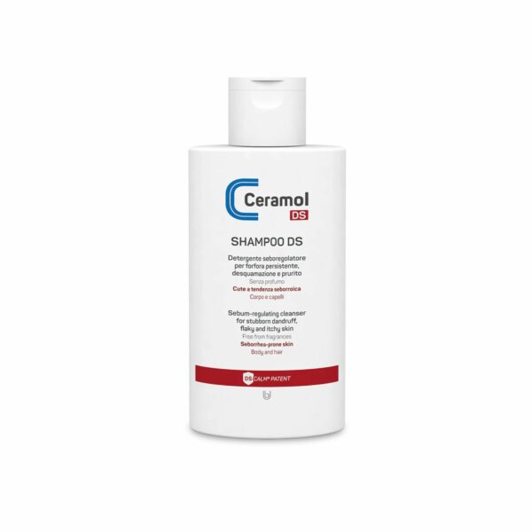 Ceramol Shampoo DS 200 ml – champú calmante para dermatitis seborreica caspa descamación y picor