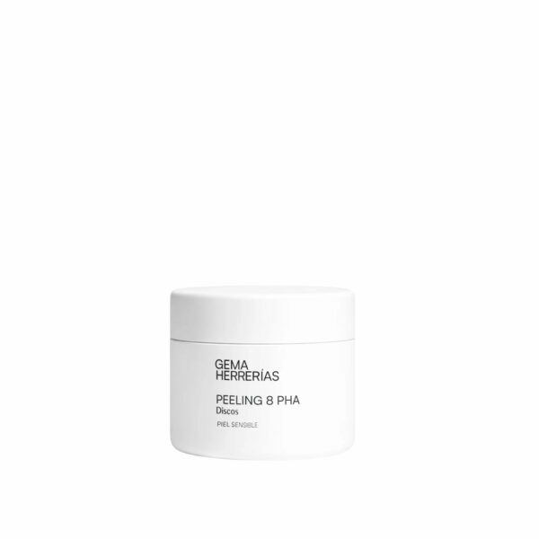 Gema Herrerías gh Peeling 8 PHA Discos Piel Sensible – exfoliante químico suave con gluconolactona ácido poliglutámico e inulina