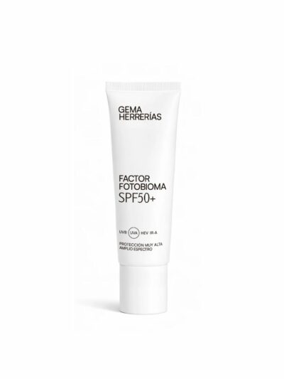 gh Factor Fotobioma SPF50+ Amplio Espectro 50 ml – protector solar facial con Photobiome niacinamida y ácido hialurónico